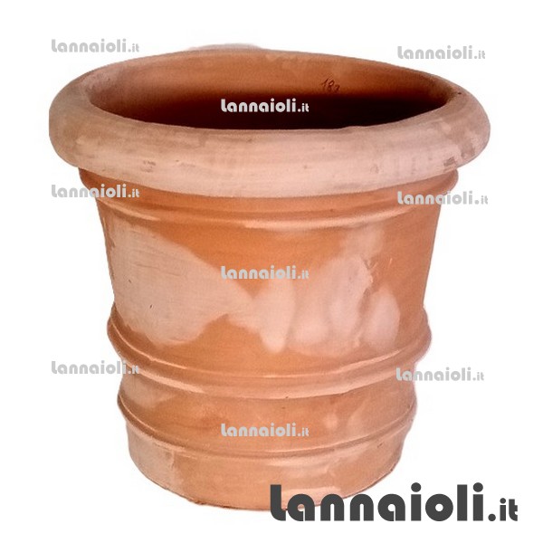 VASO COCCIO FESTONATO CM.47-55 terrecotte toscane